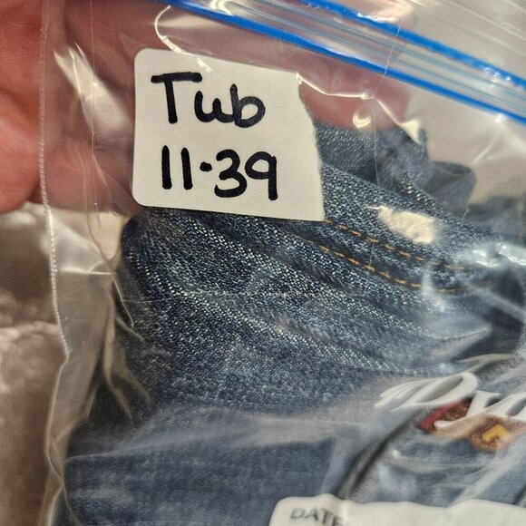 7 For All Mankind Womens Denim Blue A Pocket Flare Jeans Soft Stretch Size 29 - Picture 13 of 13